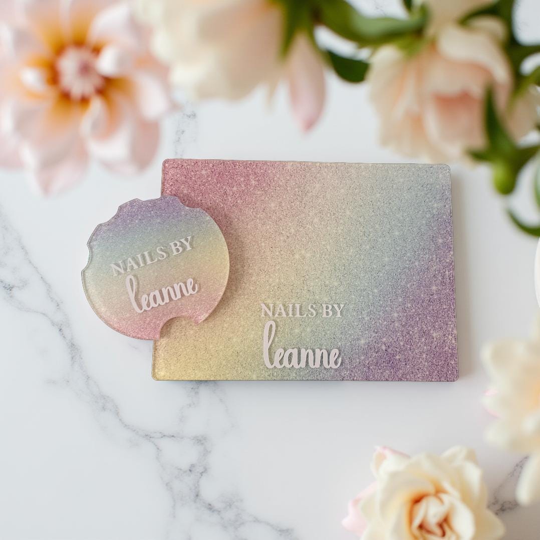 Personalised Nail Plaque. Personalised Nail Prop, Nail Advertising Tool, Nail Tech Prop, Nailfie, Personalised Nail plaque.